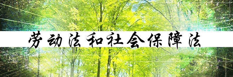 勞動(dòng)法和社會(huì)保障法